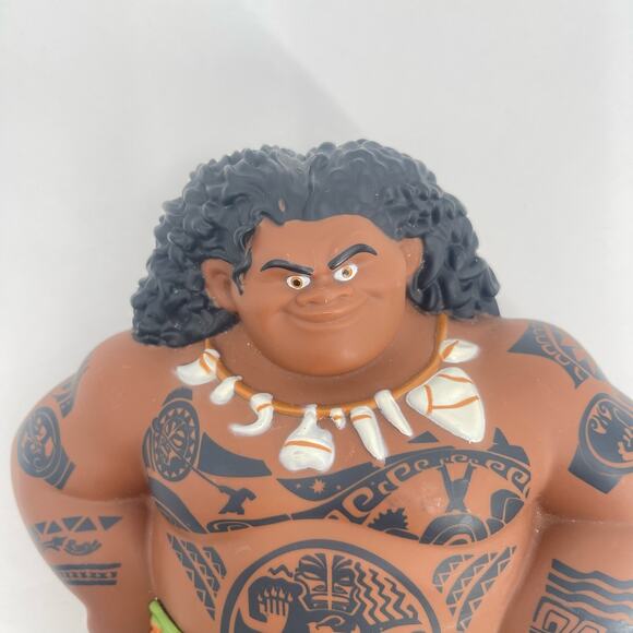 DISNEY Maui Figurine 8" Moana Mega Figure Action Figure Toy The Rock Hard Plasti - Picture 12 of 12